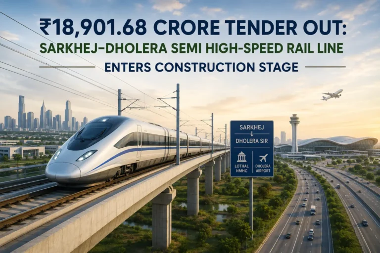 Sarkhej Dholera semi high-speed rail