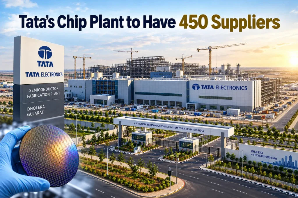 Tata chip plant vendor park