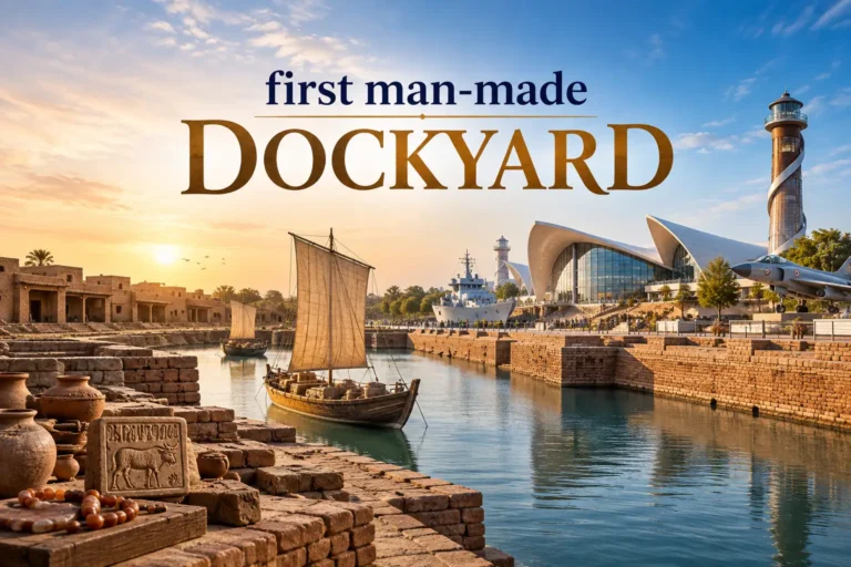 first man-made dockyard